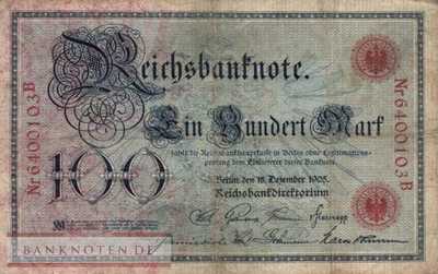 Deutschland - 100  Mark (#DEU-020b_F)