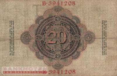 Deutschland - 20  Mark (#DEU-025_F)