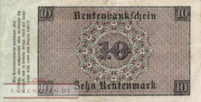 Deutschland - 10  Rentenmark (#DEU-202_VF)