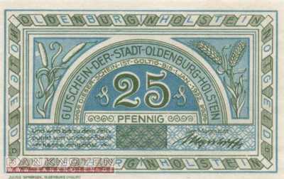 Oldenburg - 25  Pfennig (#SS1015-1_UNC)