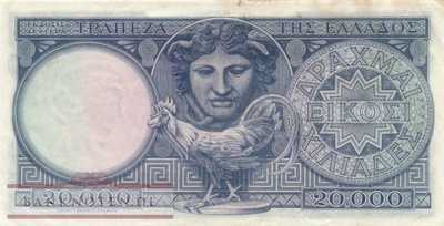 Griechenland - 20.000  Drachmai (#183a_VF)