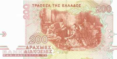 Griechenland - 200  Drachmai (#204a_UNC)