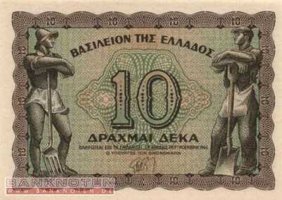 Griechenland - 10  Drachmai (#322_UNC)