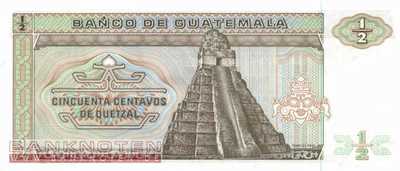 Guatemala - 1/2 Quetzal (#065-89_UNC)