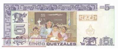 Guatemala - 5  Quetzales (#088c_UNC)