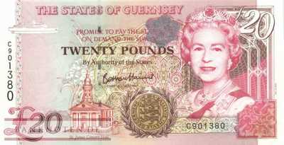 Guernsey - 20  Pounds (#058c_UNC)