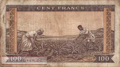 Guinea - 100  Francs (#013a_F)