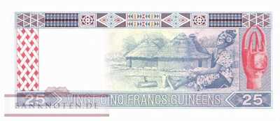 Guinea - 25  Francs Guinéens (#028a_UNC)