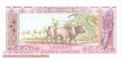 Guinea - 50  Francs Guinéens (#029a_UNC)
