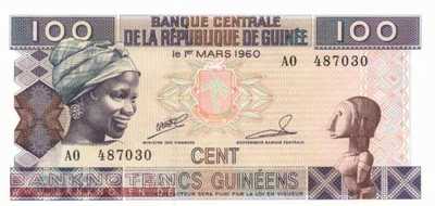 Guinea - 100  Francs Guinéens (#035b_UNC)