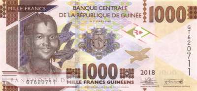 Guinea - 1.000  Francs Guinéens (#048c_UNC)