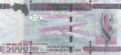 Guinea - 5.000  Francs Guinéens (#049d_UNC)