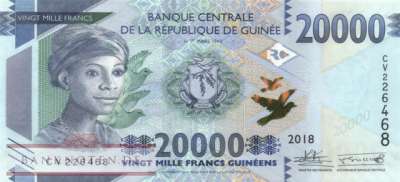 Guinea - 20.000  Francs Guinéens (#050b_UNC)