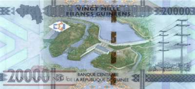Guinea - 20.000  Francs Guinéens (#050c_UNC)