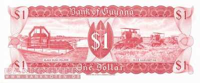 Guyana - 1 Dollar (#021f_UNC)