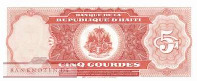 Haiti - 5  Gourdes (#241a_UNC)