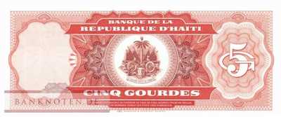 Haiti - 5  Gourdes (#246a_UNC)