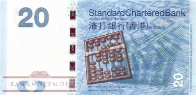 Hong Kong - 20  Dollars (#297d_UNC)