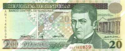 Honduras - 20  Lempiras (#083_UNC)