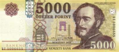 Ungarn - 5.000  Forint (#205c_UNC)