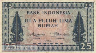 Indonesien - 25  Rupiah (#044b_VF)