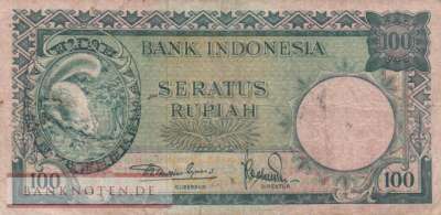 Indonesia - 100  Rupiah (#051_F)