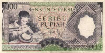 Indonesien - 1.000  Rupiah (#062_VF)