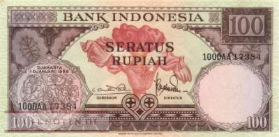 Indonesien - 100  Rupiah (#069_UNC)