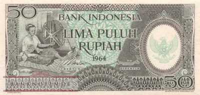 Indonesien - 50  Rupiah (#096_UNC)
