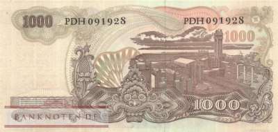 Indonesien - 1.000  Rupiah (#110a_AU)