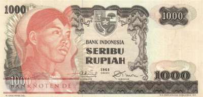Indonesien - 1.000  Rupiah (#110a_AU)