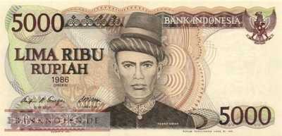 Indonesien - 5.000  Rupiah (#125a_UNC)