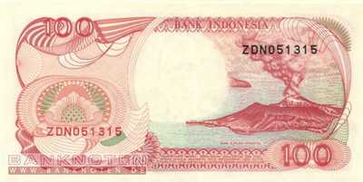 Indonesien - 100  Rupiah (#127a_UNC)