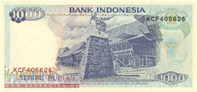 Indonesien - 1.000  Rupiah (#129f_UNC)