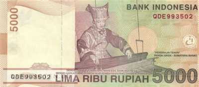 Indonesien - 5.000  Rupiah (#142p_UNC)
