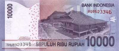 Indonesien - 10.000  Rupiah (#150h-U2_UNC)