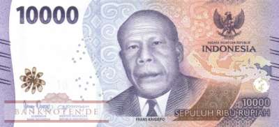 Indonesien - 10.000  Rupiah (#165c_UNC)