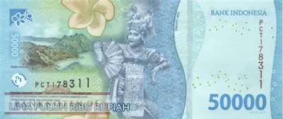 Indonesien - 50.000  Rupiah (#167b_UNC)
