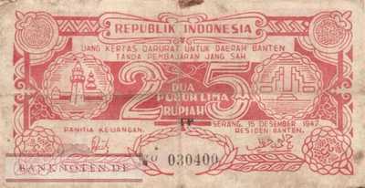 Indonesien - 25  Rupiah (#S124_F)