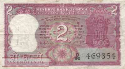 Indien - 2  Rupees (#053c_F)