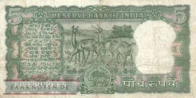 Indien - 5  Rupees (#054a_F)