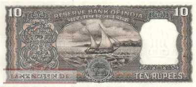 India - 10  Rupees (#058_UNC)