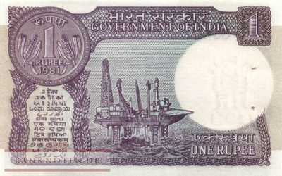 Indien - 1  Rupee (#078b_UNC)