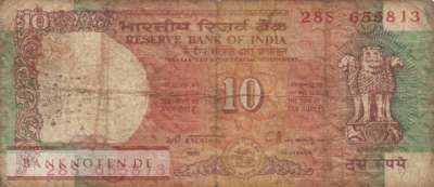 Indien - 10  Rupees (#088e_VG)