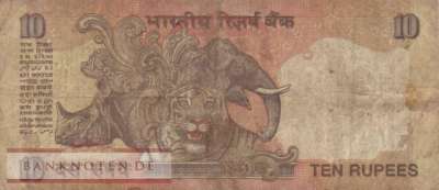 Indien - 10  Rupees (#089f_VG)