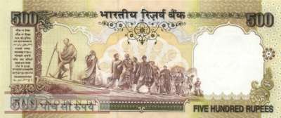 Indien - 500  Rupees (#093a_UNC)