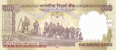 Indien - 500  Rupees (#099m_UNC)