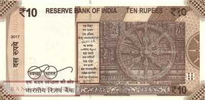 Indien - 10  Rupees (#109a_UNC)