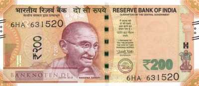 Indien - 200  Rupees (#113h_UNC)