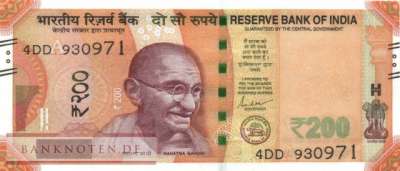 Indien - 200  Rupees (#113s_UNC)